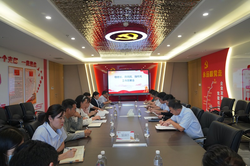 智引公司傳達(dá)學(xué)習(xí)生態(tài)水泥公司穩(wěn)增長防風(fēng)險強作風(fēng)工作部署會精神