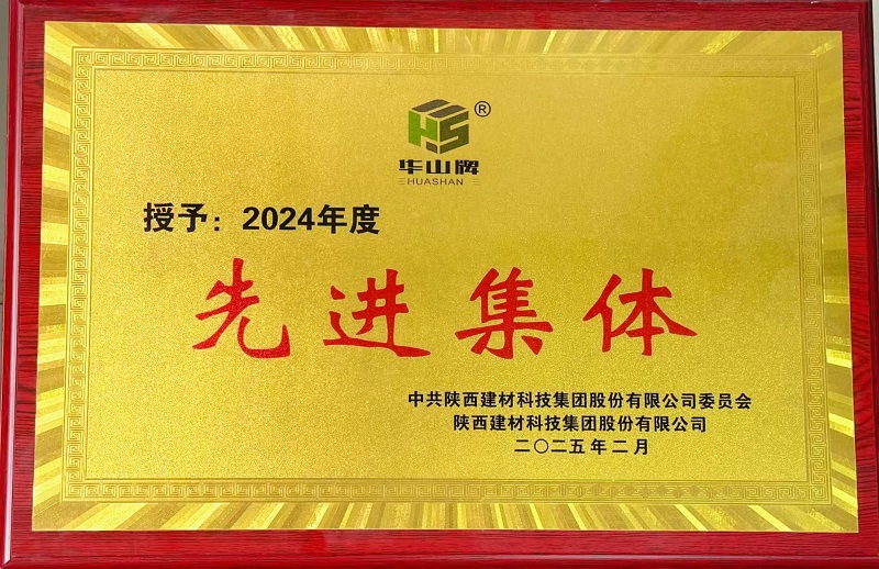 物貿(mào)公司市場開發(fā)部榮獲陜西建材科技公司“先進(jìn)集體”榮譽(yù)稱號(hào)