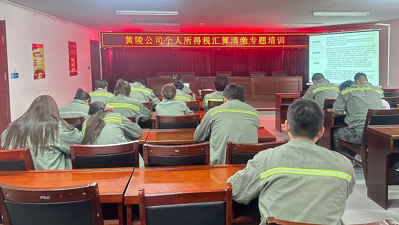 黃陵公司組織開(kāi)展個(gè)人所得稅專(zhuān)題培訓(xùn)